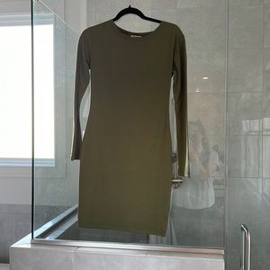 Green t shirt dress